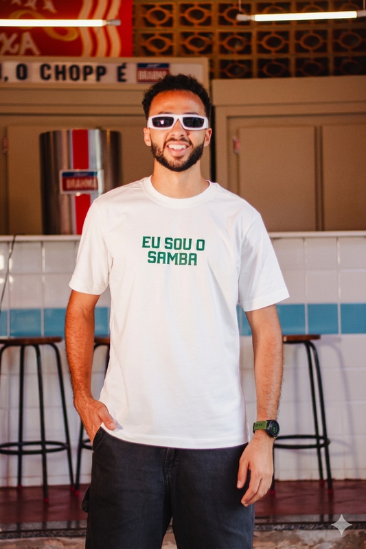 T-Shirt/Cropped Eu Sou o Samba