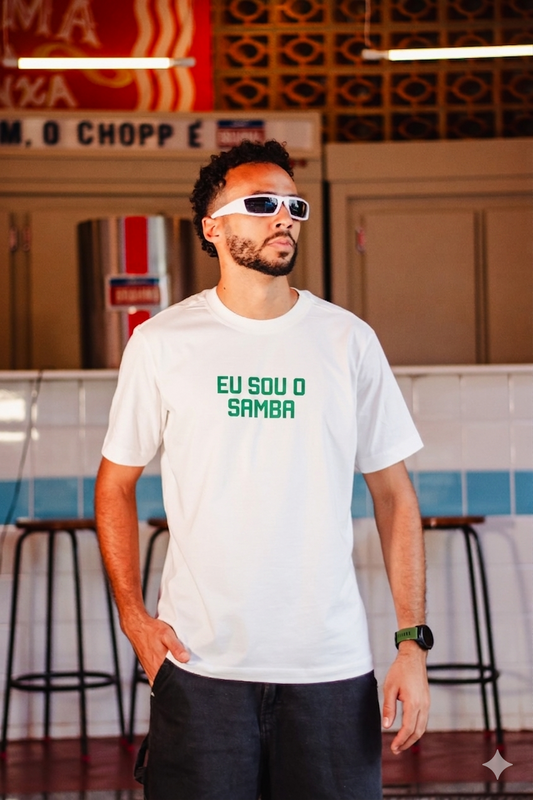 T-Shirt/Cropped Eu Sou o Samba